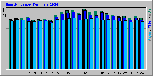 Hourly usage for May 2024